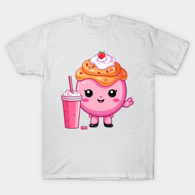 kawaii Ice cream  T-Shirt cute Candy food gilrl T-Shirt by nonagobich